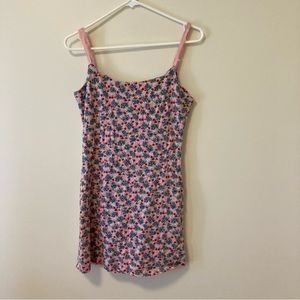 VINTAGE BETSEY JOHNSON Cotton Bustle Ruffle Butt Tank Dress